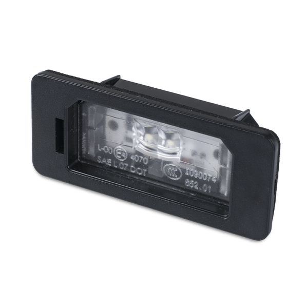 Feu de plaque d’immatriculation BMW 1' E82, 2' F22, 3' E90 F30 G20, 5' F10, X1 E84 F48, X3 F25 G01, X4 F26, X5 G05, X6 E71 F16, X7 G07